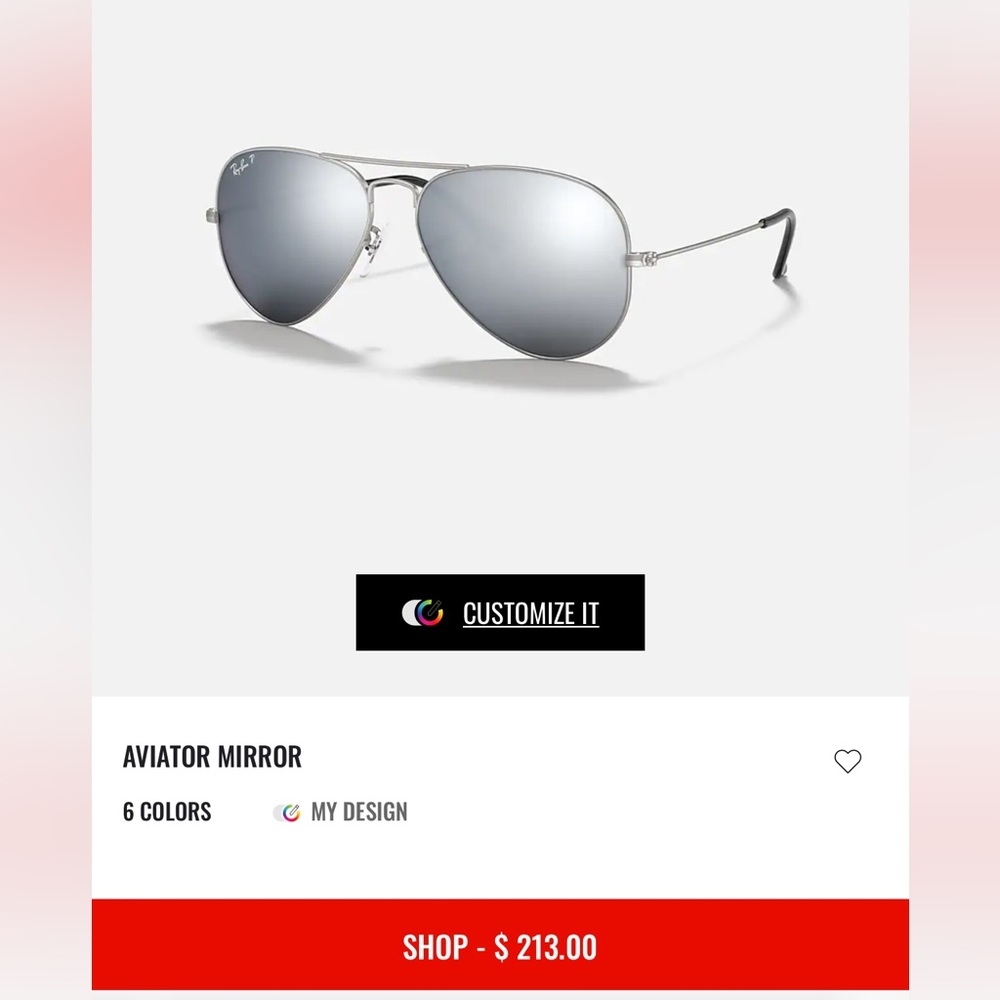 Raybans Polarized Mirrored Silver